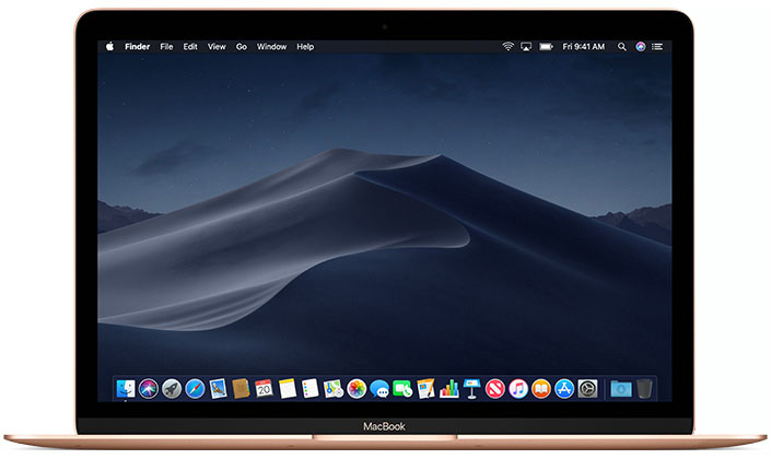 macbook 2018 gold device ps